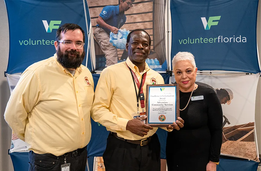 Florida State Excellence Award for Adventist Community Services