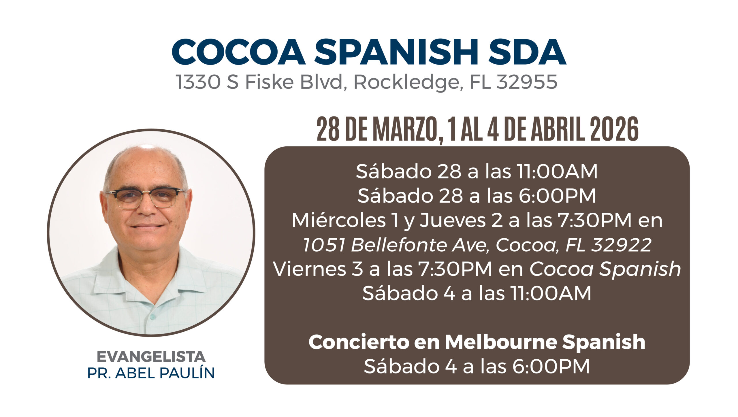 Cocoa Spanish SDA