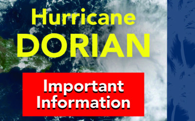 Hurricane Dorian – Important Information