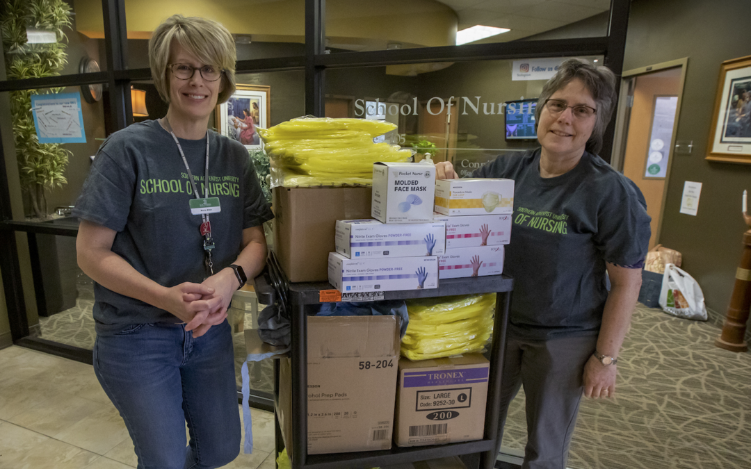 SAU Nursing Program Donates Supplies to Area Hospitals