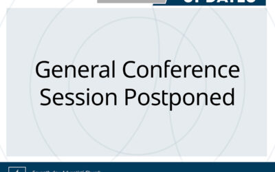 General Conference Session postponed to May 2021